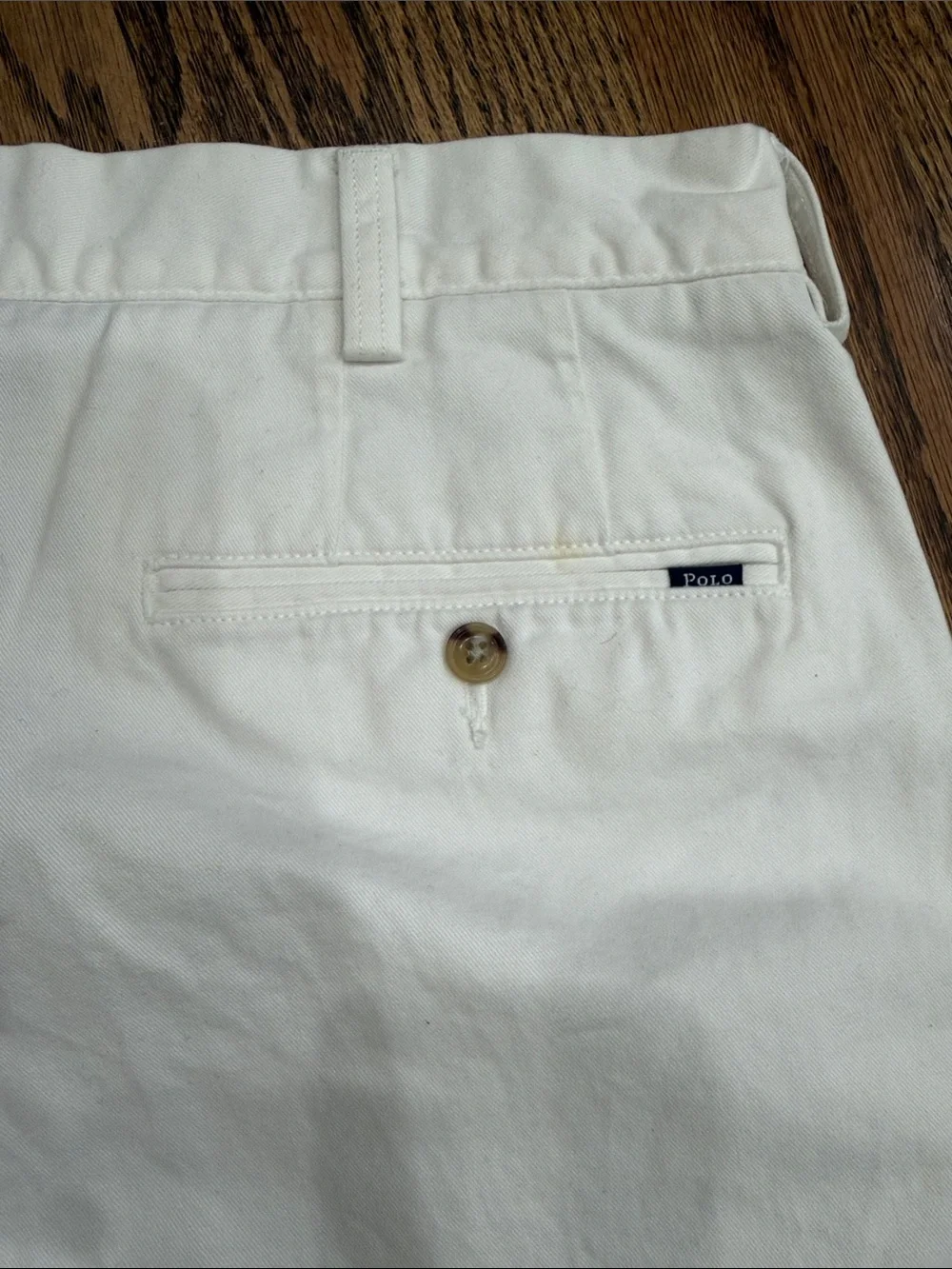 Polo by Ralph Lauren Men’s White Cotton Classic Fit 9” Size 36 Shorts